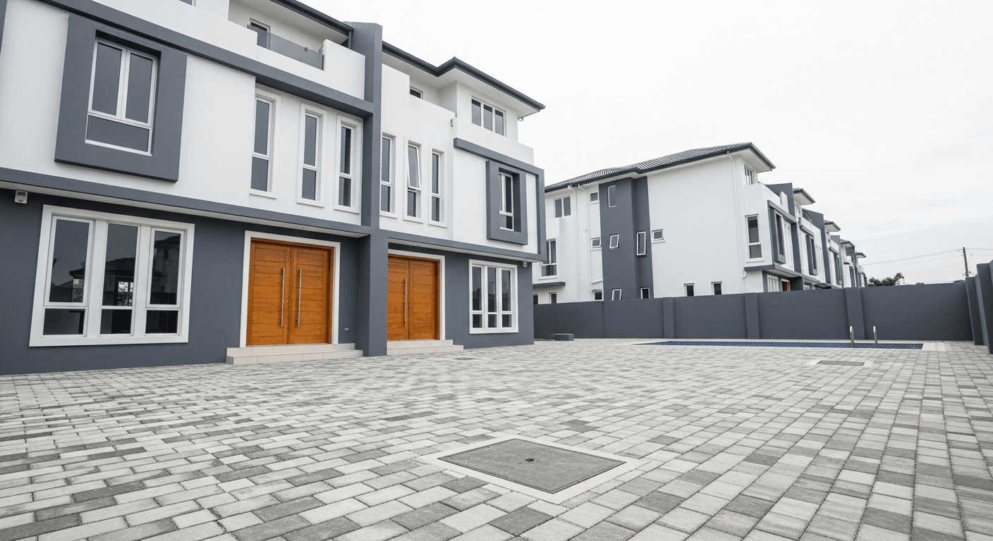 Cozy suburban home exterior