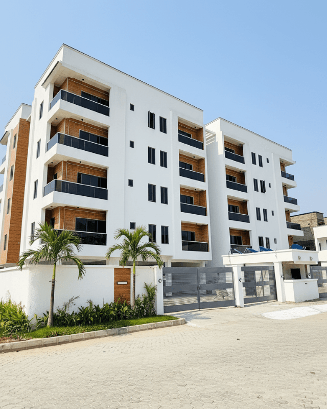 Modern apartment houses