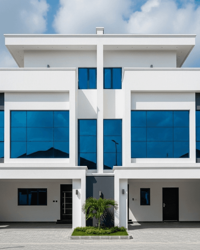 Modern semi-detached house