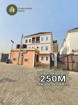 Exquisite Newly Built 4 Bedroom Semi-detached Duplex