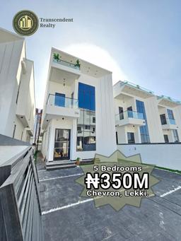Newly Built Contemporary 5 Bedroom Fully Detached Duplex