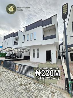 Newly Built Contemporary 4 Bedroom Fully Detached Duplex