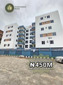 Exquisitely Designed 4 Bedroom Penthouse