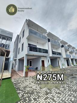 Newly Built Contemporary 4 Bedroom Terraced Duplex