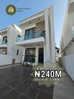 Newly Built Contemporary 4 Bedroom Fully Detached Duplex