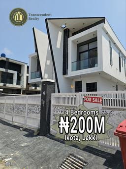 Newly Built Contemporary 4 Bedroom Semi-detached Duplex with Bq