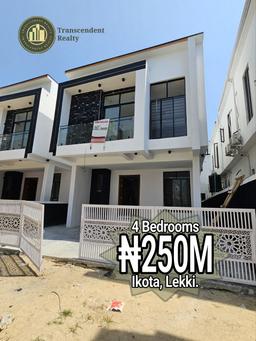 Contemporary 4 Bedroom Fully Detached Duplex