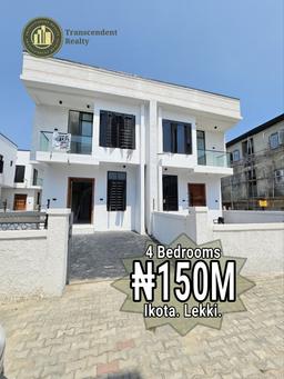 Newly Built Contemporary 4 Bedroom Semi-detached Duplex with Bq