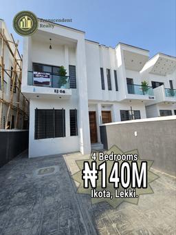 Newly Built Contemporary 4 Bedroom Semi-detached Duplex with Bq