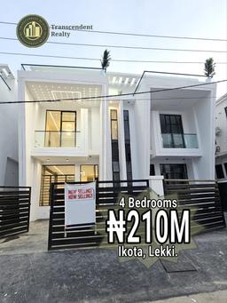 Newly Built Contemporary 4 Bedroom Semi-detached Duplex