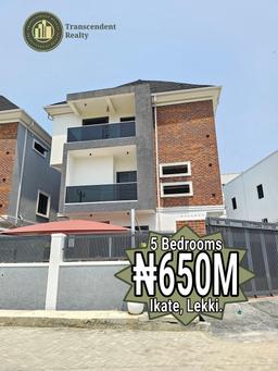 Newly Built Contemporary 5 Bedroom Fully Detached Duplex