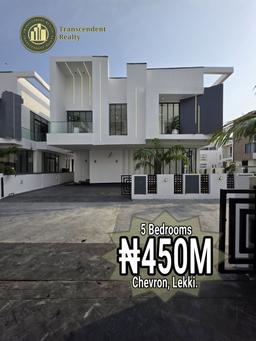 Newly Built Deluxe 5 Bedroom Fully Detached Duplex With A Garden