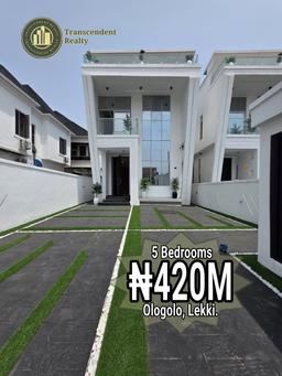 Newly Built Contemporary 5 Bedroom Fully Detached Duplex