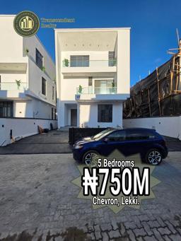 Newly Built Spacious 5 Bedroom Fully Detached Triplex