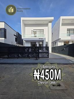 Newly Built Deluxe 5 Bedroom Fully Detached Duplex