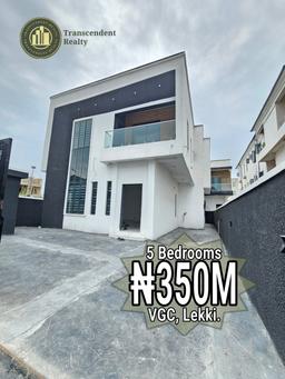 Newly Built Contemporary 5 Bedroom Fully Detached Duplex