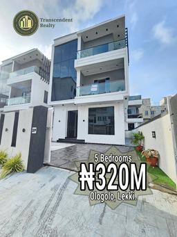 Newly Built Contemporary 5 Bedroom Fully Detached Duplex