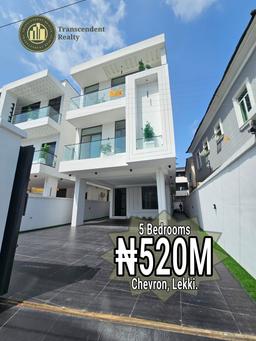 Newly Built Deluxe 5 Bedroom Fully Detached Duplex