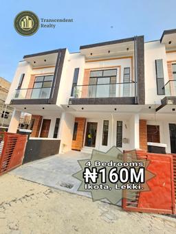Exquisitely Built 4 Bedroom Terraced Duplex