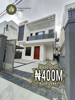 Newly Built, Contemporary 4 Bedroom Fully Detached Duplex