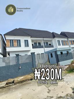 Newly Built Contemporary 4 Bedroom Semi-detached Duplex with Bq