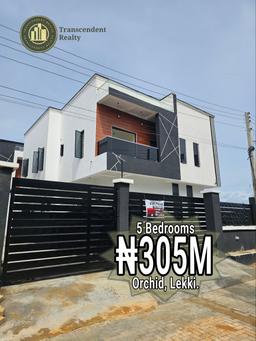 Newly Built Contemporary 5 Bedroom Fully Detached Duplex