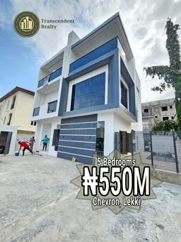 Newly Built Deluxe 5 Bedroom Fully Detached Triplex